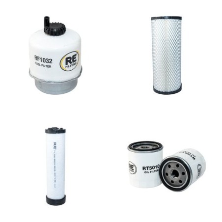 Filter Kit for JCB 8040ZTS Air Oil Fuel Filters with JCB Engine