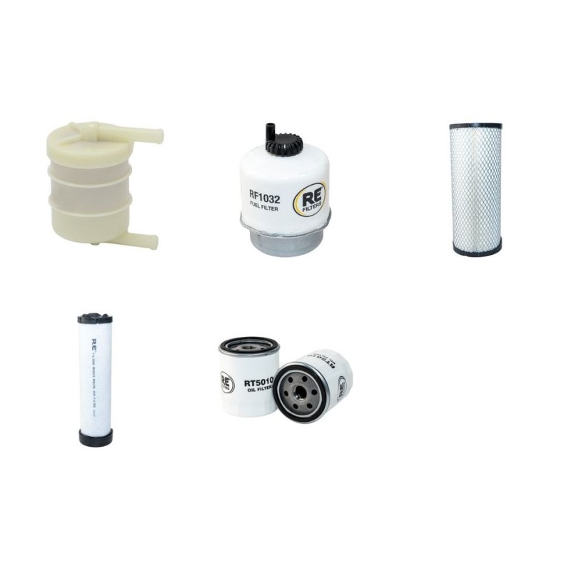 JCB 8045 Filter Service Kit Air Oil Fuel Filters w/JCB  Eng.