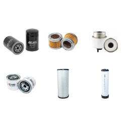 JCB 8085ZTS Filter Service Kit w/Isuzu 4LE2-XYSJ-01 Eng.