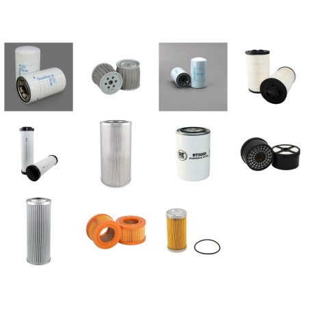 Filter Kit for JCB 8120 with Isuzu AA-6HK1X Engine Year 2005