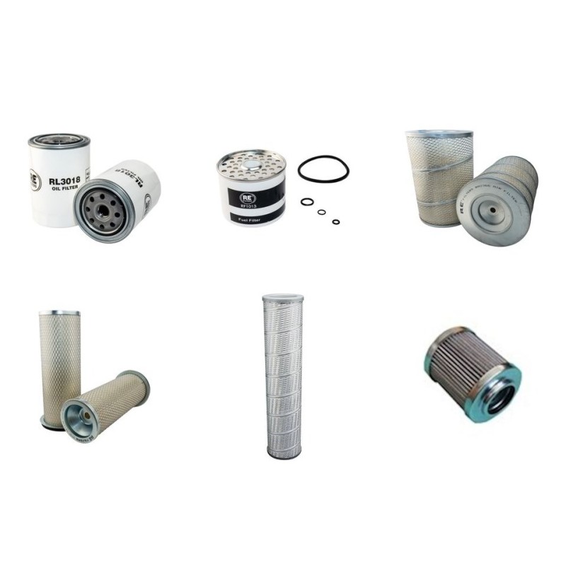 Filter Kit for JCB 814S with Perkins TU50087 Engine Serial No 202001-