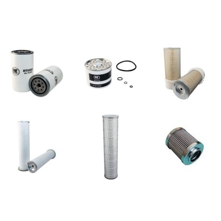 Filter Kit for JCB 816S with Perkins TW50257 Engine Serial No 650001-