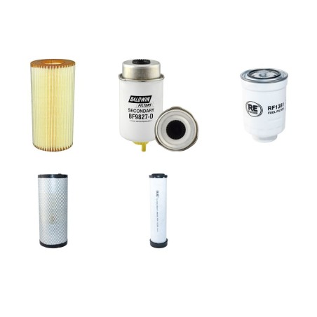 JCB 85 Z OPTIMUM Filter Service Kit Air Oil Fuel Filters w/KOHLER KDI2504TCR Eng.   YR  2015