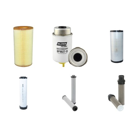 JCB 86 C-1 Filter Service Kit w/Kohler KDI2504TCR Eng.