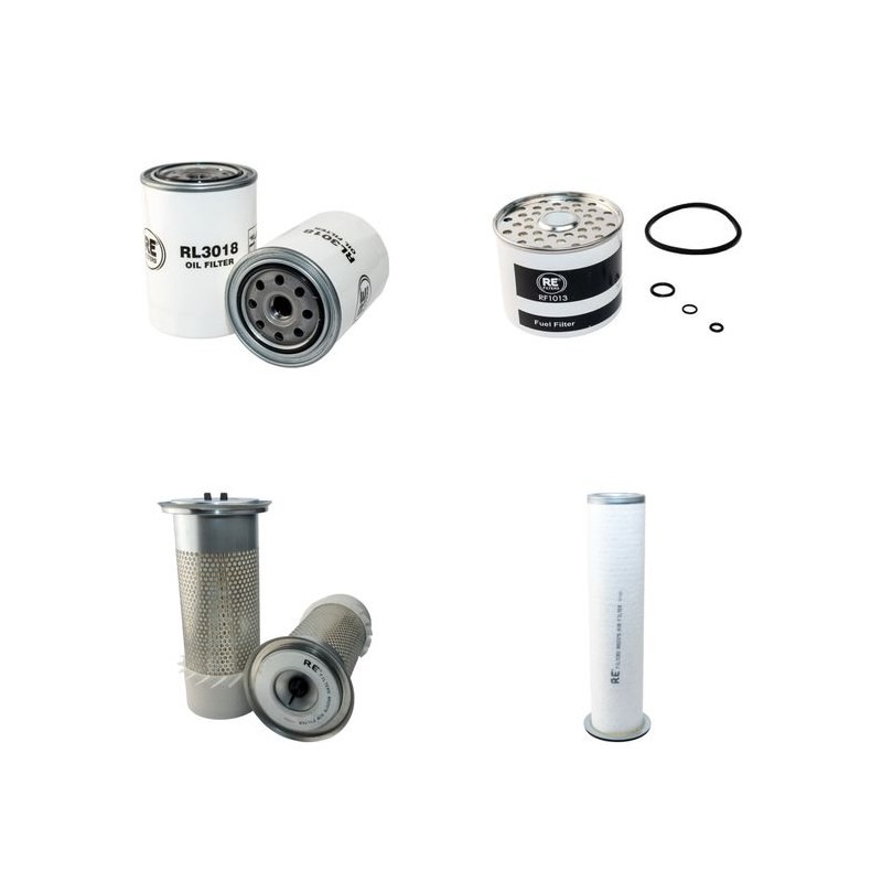 Filter Kit for JCB 926 Air Oil Fuel Filters with Perkins LD50145 Engine Serial No -600499
