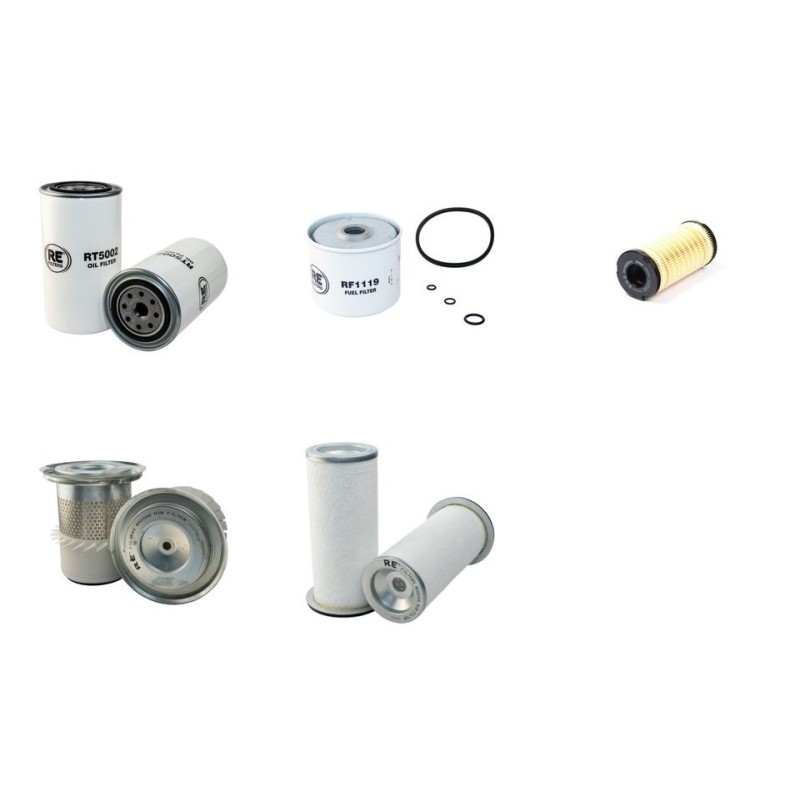 Filter Kit for JCB 926RT with Perkins 1104C Engine 2005-