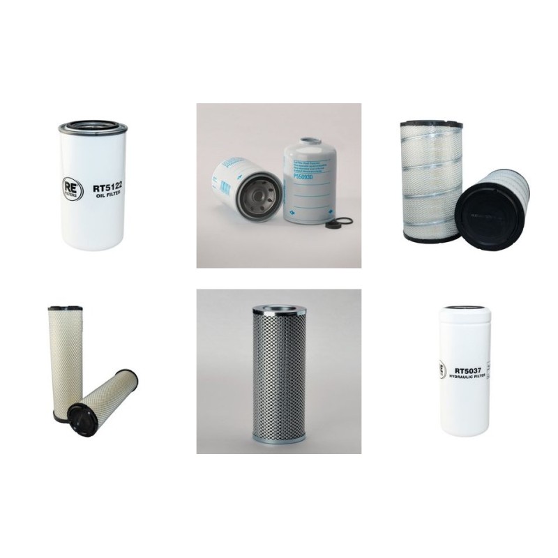 JCB FASTRAC 3220 PLUS Filter Service Kit w/Cummins QSB5.9 Eng.   YR  2005-
