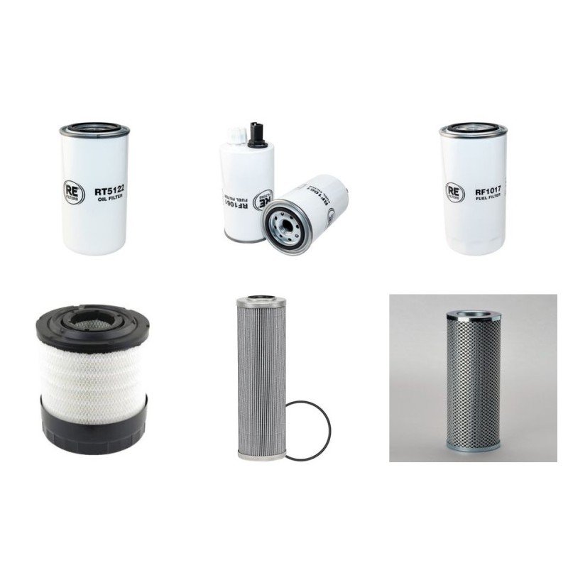 JCB FASTRAC 3230 XTRA Filter Service Kit w/Cummins QSB6.7 Eng. SN  127200-1272499