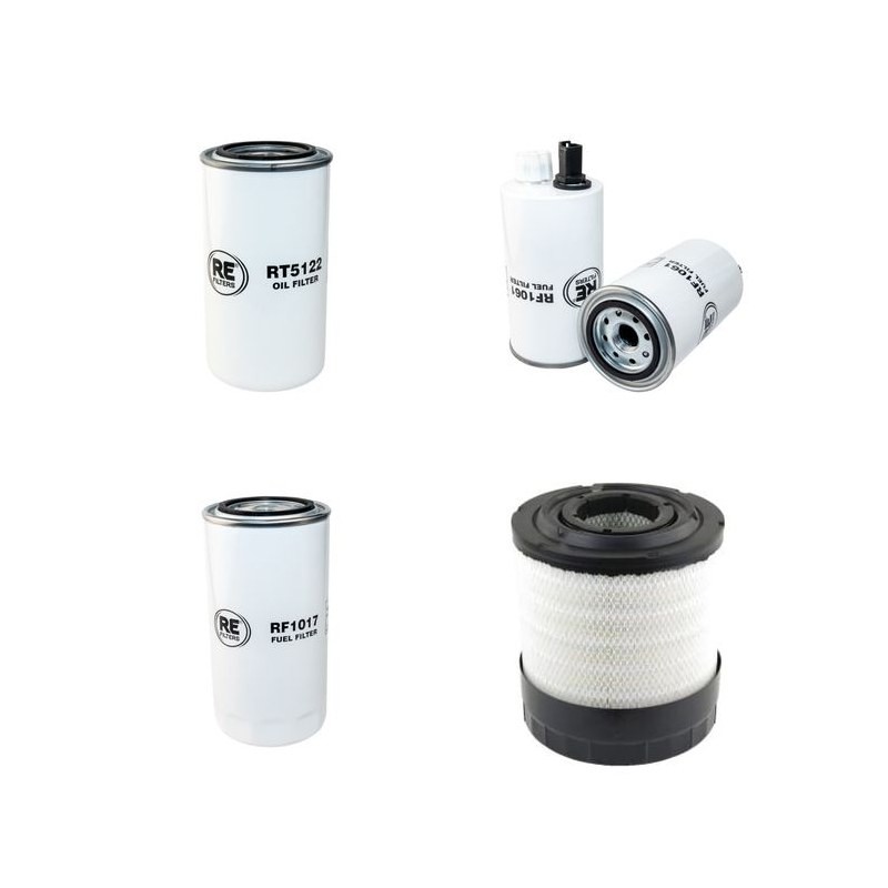Filter Kit for JCB Fastrac 3230 XTRA Air Oil Fuel Filters with Cummins QSB6.7 Engine Serial No 127200-1272499