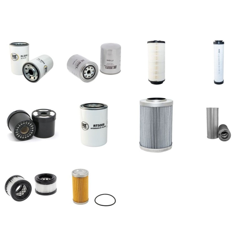 JCB JS130, JS145, JS160, JS180 Filter Service Kit
