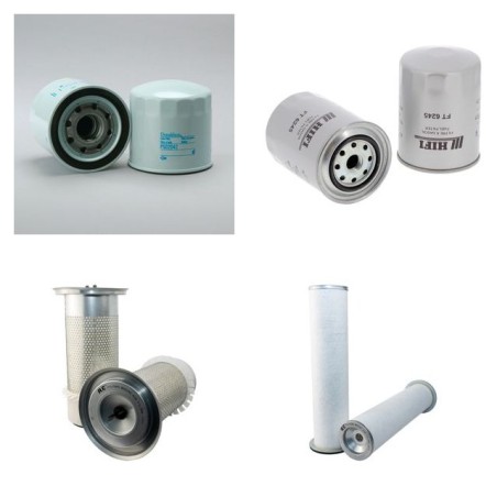 Filter Kit for JCB JS130W (SINGLE OIL FILTER) Air, Oil, Fuel Only