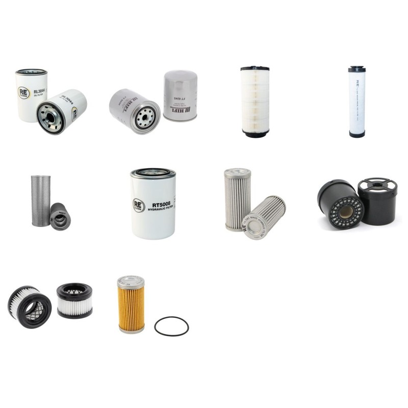 JCB JS 145 Filter Service Kit w/Isuzu Eng.