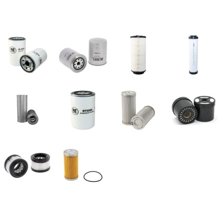 JCB JS 145 Filter Service Kit w/Isuzu Eng.