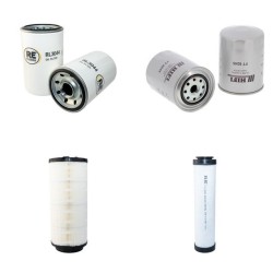 Filter Kit for JCB JS145 Air Oil Fuel Filters with Isuzu Engine