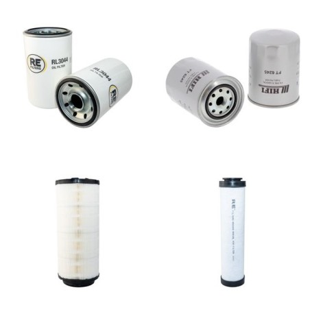 JCB JS 145 Filter Service Kit Air Oil Fuel Filters w/ISUZU  Eng.