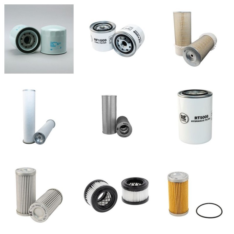 Filter Kit for JCB JS150LC with Isuzu 4Bdipta15 Engine Serial No 701002-701362