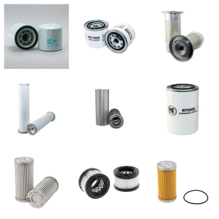 JCB JS 150 W Filter Service Kit w/Isuzu 4Bditpa15 Eng. SN 718001-