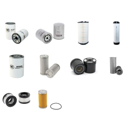 JCB JS 175 W Filter Service Kit w/Isuzu Eng. 2005-