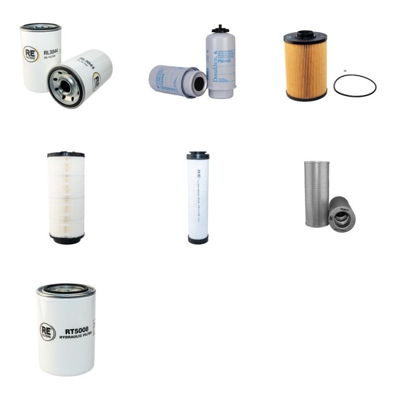 JCB JS 180 Filter Service Kit w/Isuzu Eng. 2009