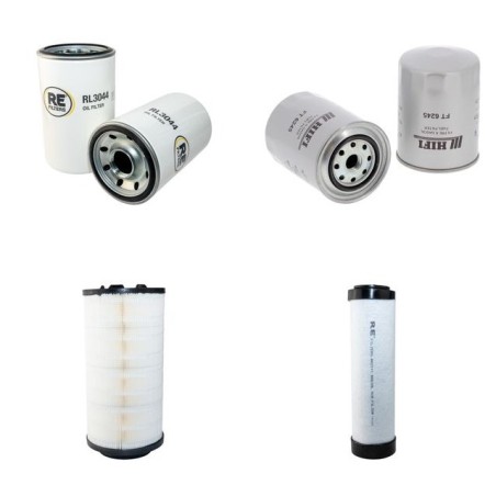 Filter Kit for JCB JS200 Air Oil Fuel Filters with Isuzu Engine Year 2005-