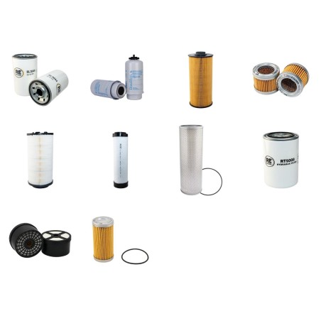 Filter Kit for JCB JS200LC with Isuzu Engine Year 2011-