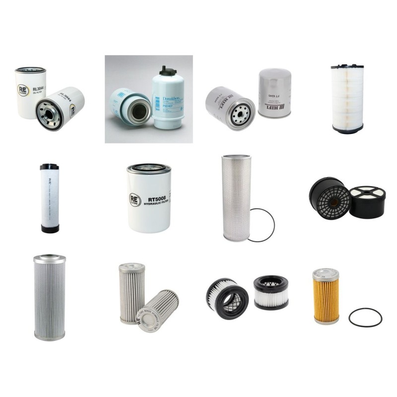 Filter Kit for JCB JS200W with Isuzu Engine 2006-