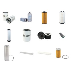 JCB JS220LC Filter Service Kit w/ISUZU 4HKIX Eng. YR 2011-