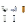 JCB JS 220 LC Filter Service Kit Air Oil Fuel Filters w/ISUZU 4HKIX Eng.   YR  2011-