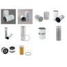 JCB JS 260 LC Filter Service Kit w/Isuzu Eng.