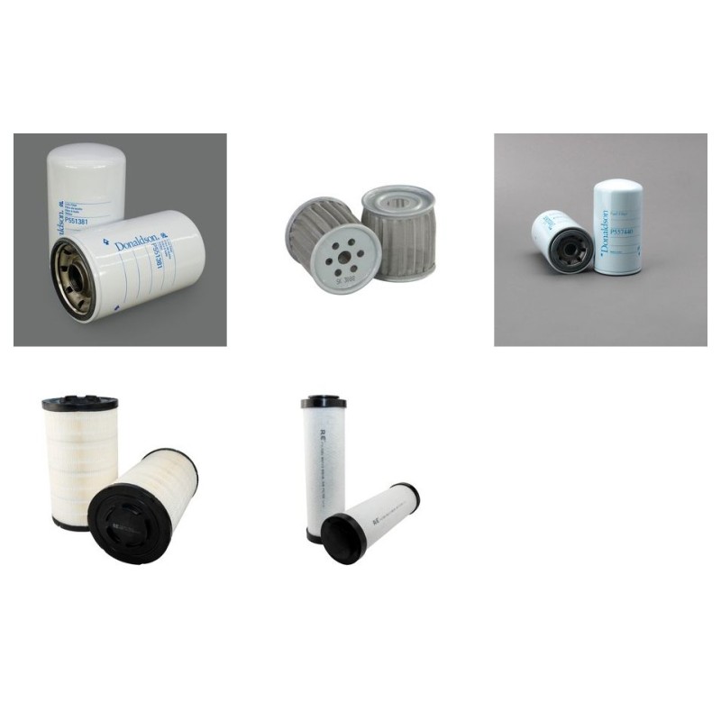 Filter Kit for JCB JS330LC with Isuzu AA-6HK1X Engine Year 2005