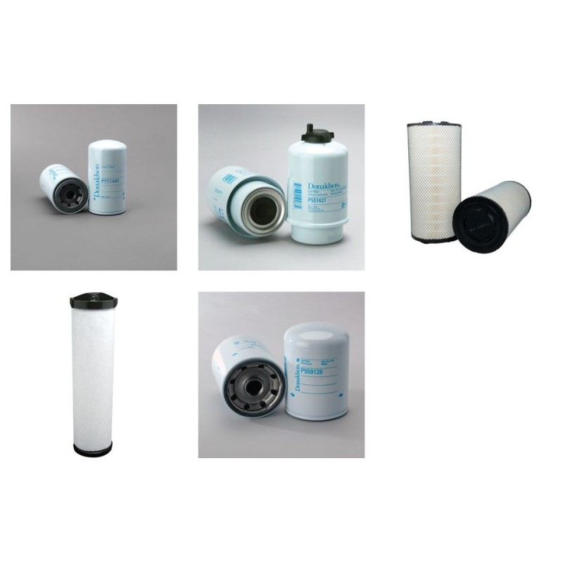 Filter Kit for JCB JS460LC/AMS with Isuzu A-6SDITC Engine Year 2002- 305 CH
