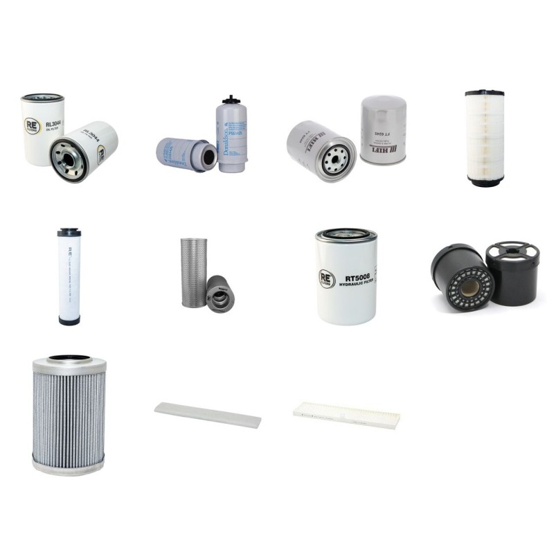 Filter Kit for JCB JZ140 with Isuzu 4BG1T Engine
