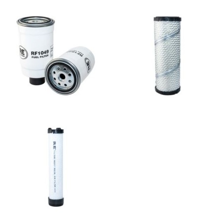 JCB MIDI CX 4 Filter Service Kit w/Perkins 404C22 Eng.