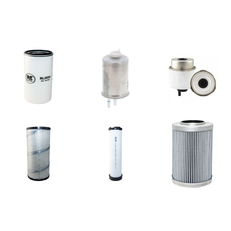 Filter Kit for JCB Robot 225T with Jcb Engine 2012-
