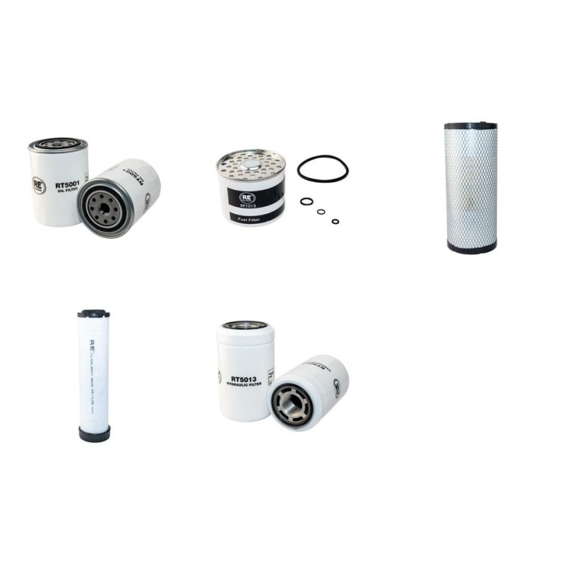 Filter Kit for JCB TLT30D with Perkins 104-22 Engine