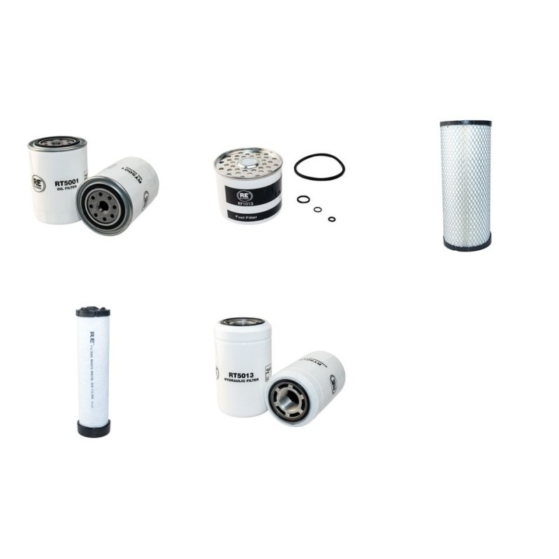 JCB TLT 30 D Filter Service Kit w/Perkins HP48/2600 Eng.