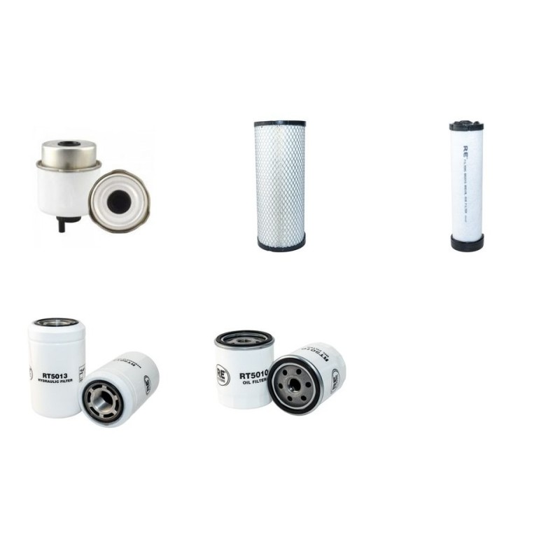 Filter Kit for JCB TLT 35D Forklift with Perkins Engine & Hyd Filter