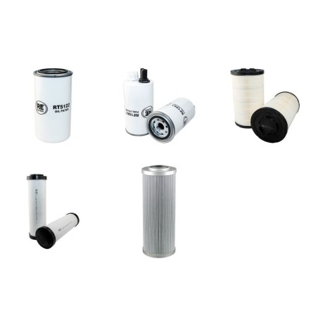 Filter Kit for JCB VM166D with Cummins 6CEXL0409AAC Engine