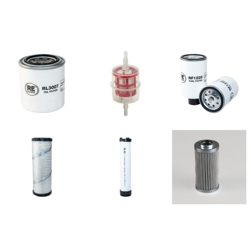 Filter Kit for JCB VMT160-80TSC with Kubota D1005 Engine Year 2013-