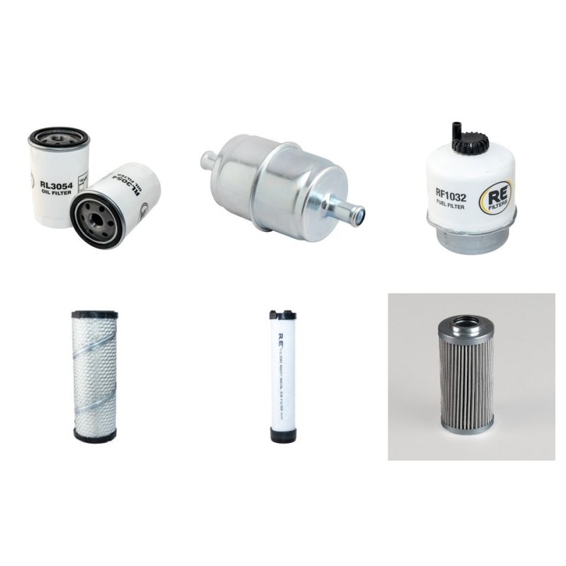 Filter Kit for JCB VMT260-120 with Kohler Kdw1603/G Engine 2013-