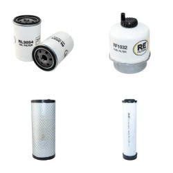 JCB VMT380-130 Filter Service Kit Air Oil Fuel Filters