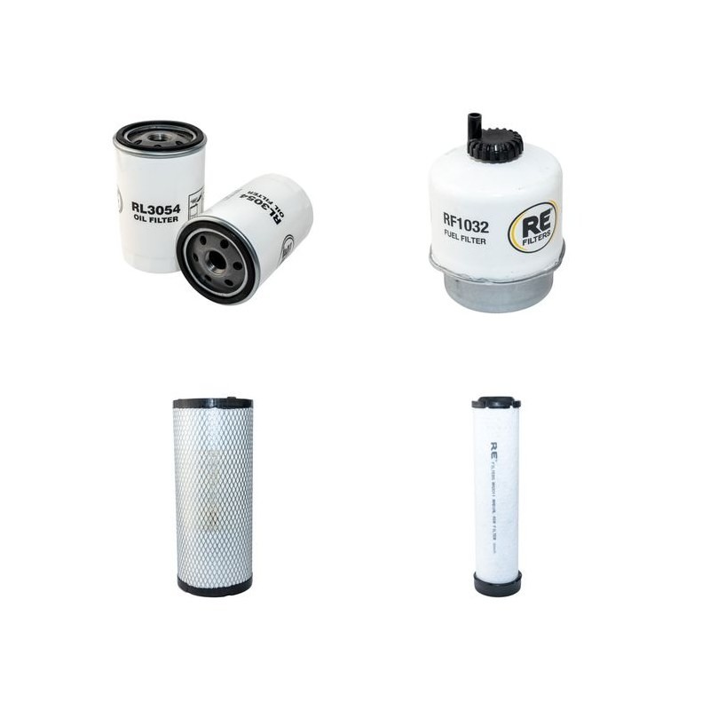 JCB VMT 380-140 Filter Service Kit Air Oil Fuel Filters w/KOHLER KDW2204/G Eng.   YR  2013-