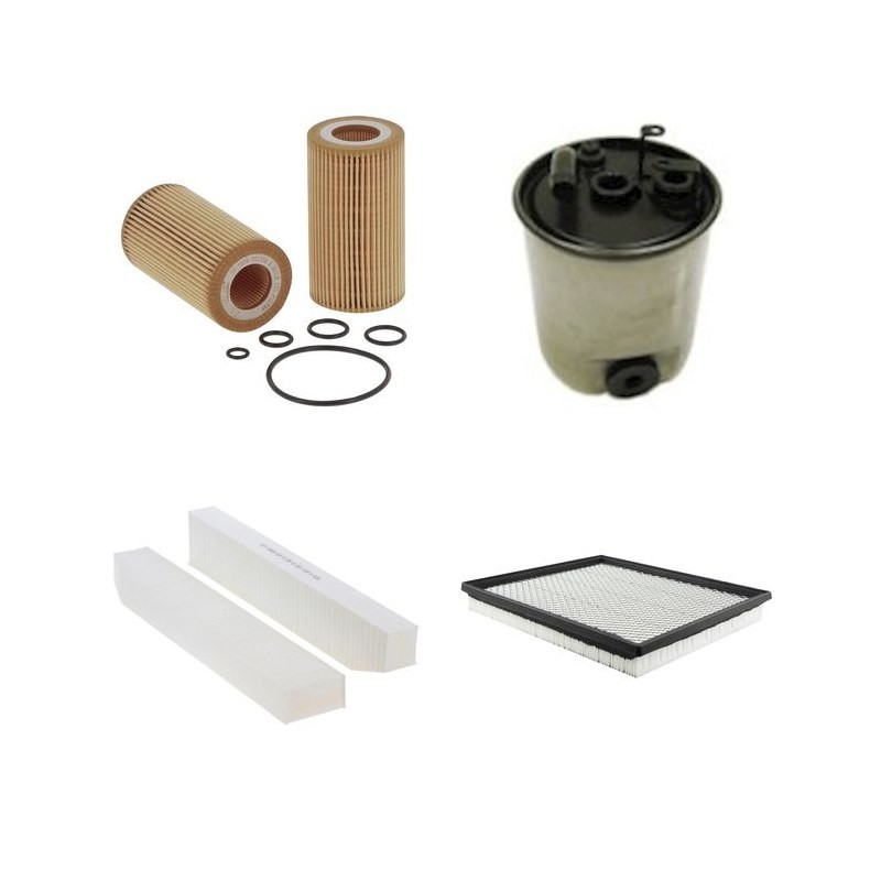 JEEP GRAND CHEROKEE II 2.7 CRD Filter Service Kit w/ OM612 Eng.   YR  09.01-07.05 163 CH WJ/WG