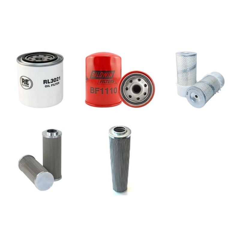 JENSEN A 540 TX Filter Service Kit w/Kubota D1703M Eng.   YR  2012-