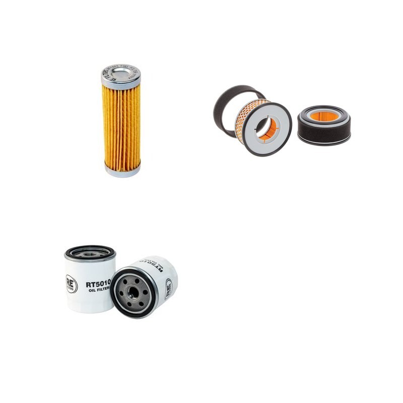 JLG M 600 J Filter Service Kit Air Oil Fuel Filters w/Kubota OC60E Eng. SN  0300088375-