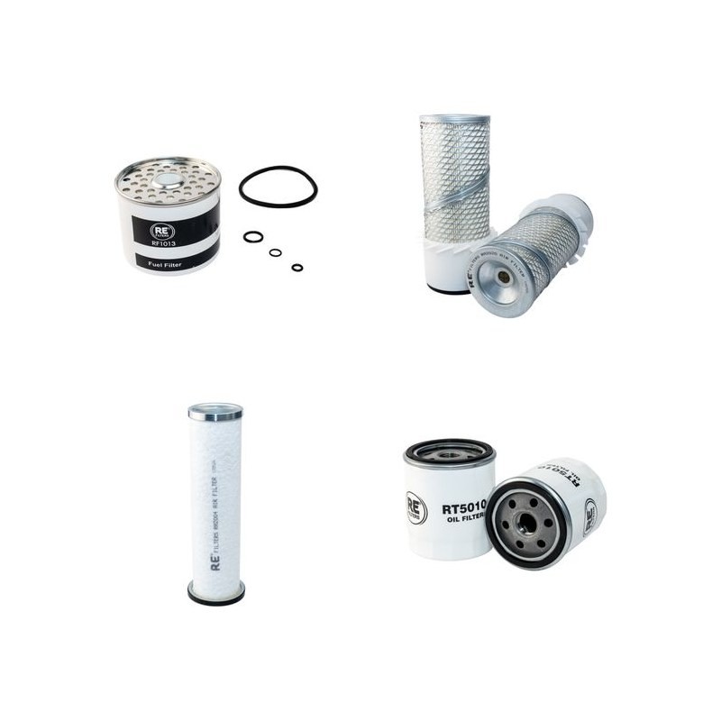 JOB MANN 200-35 Filter Service Kit Air Oil Fuel Filters w/Perkins 404C15 Eng.