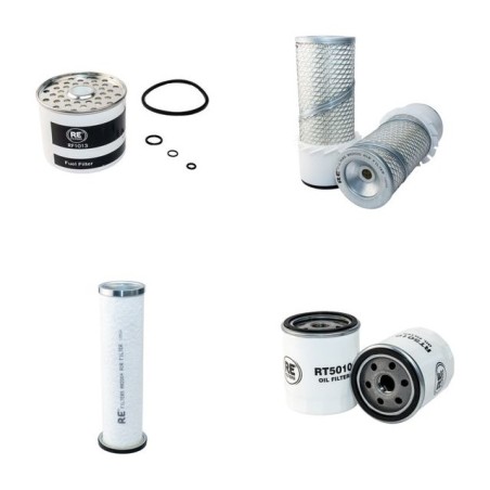 JOB MANN 200-35 Filter Service Kit Air Oil Fuel Filters w/Perkins 404C15 Eng.