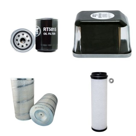 JOHN DEERE 1065 H Filter Service Kit Air Oil Fuel Filters