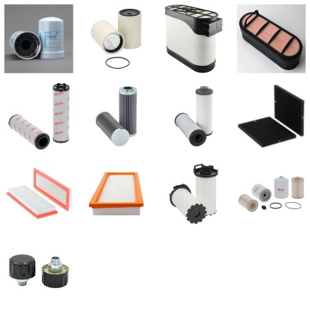 Filter Kit for John Deere 1210EIT4 with John Deere 6068POWERTEC Engine TIER IV