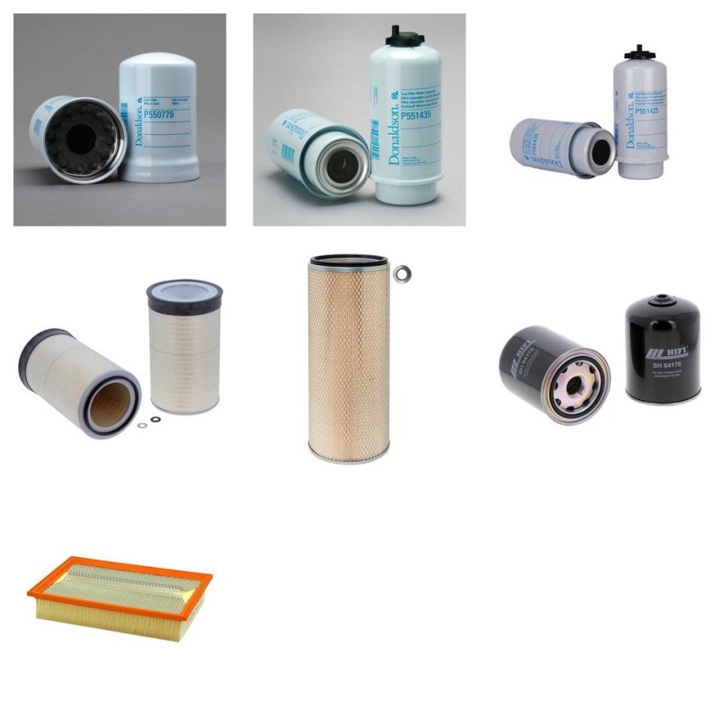 Filter Kit for John Deere 1550WTS with John Deere 6081H Engine Year 2005- 225 CH